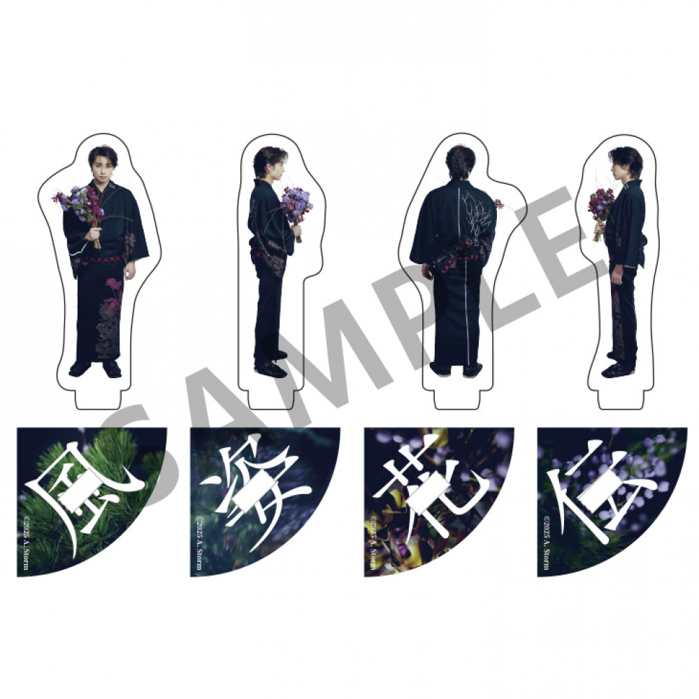 阿部顕嵐 独演会『風姿花伝』第三期公演 Four Sides Art Photo Stand