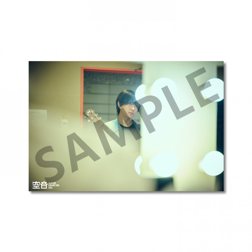 Alan Abe Fun Meeting 2026 “空音” ステージフォト printed by FUJICOLOR - 4月【I OF THE STORM 限定版】