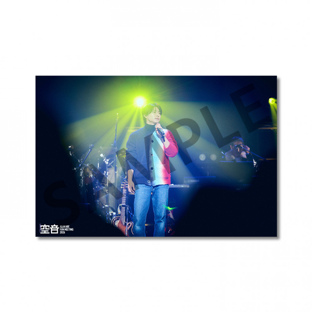 Alan Abe Fun Meeting 2026 “空音” ステージフォト printed by FUJICOLOR - 4月
